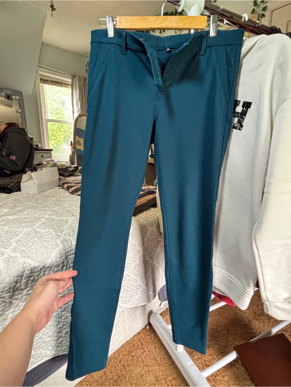 Kut from the Kloth Teal Slim Chinos